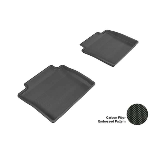 3D Maxpider CHEVROLET IMPALA 2014 KAGU BLACK R2 Floor Mat L1CH04221509 - main